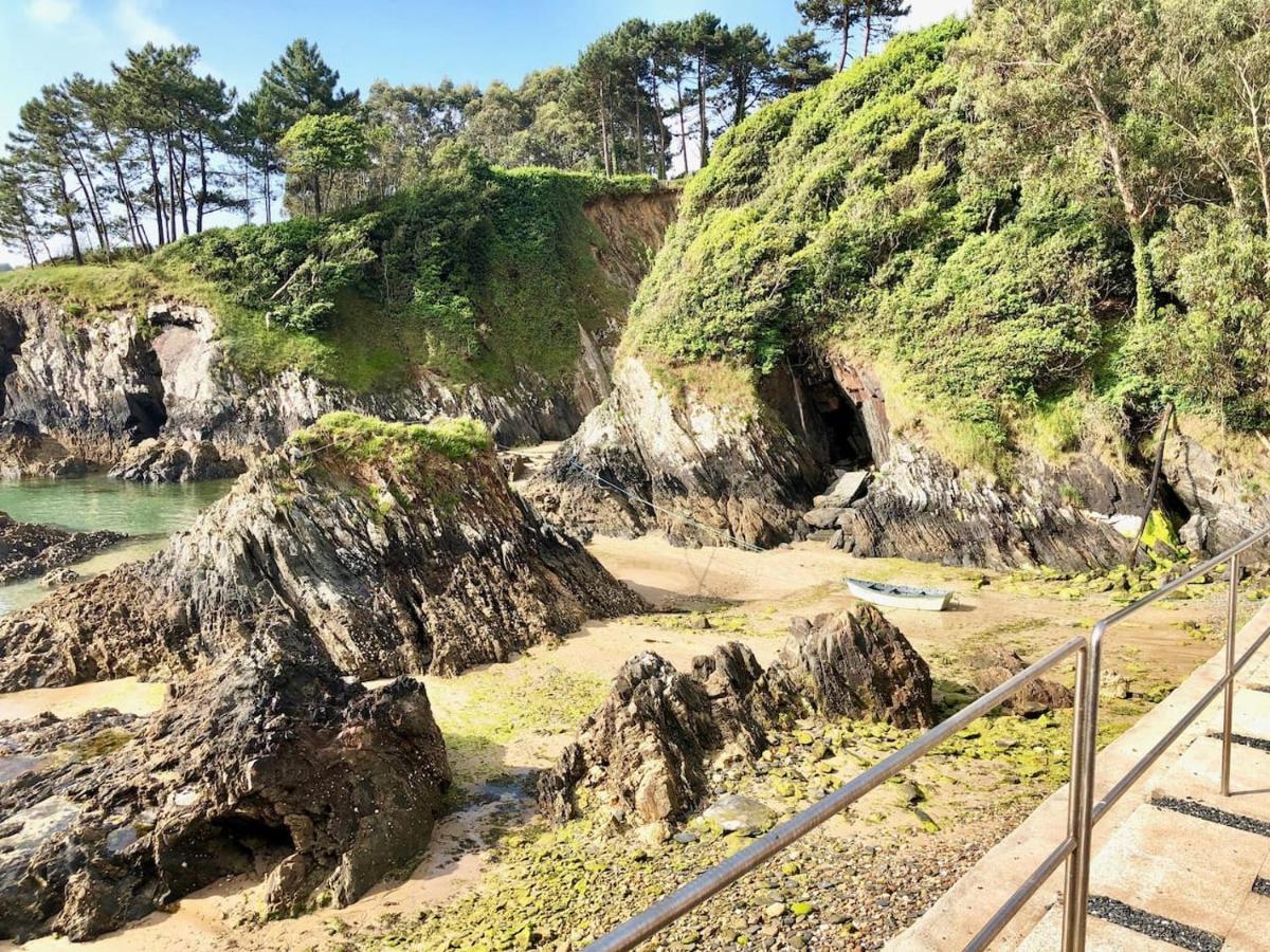 Вілла The Cliffs - Cala Porto Do Val О-Віседо Екстер'єр фото