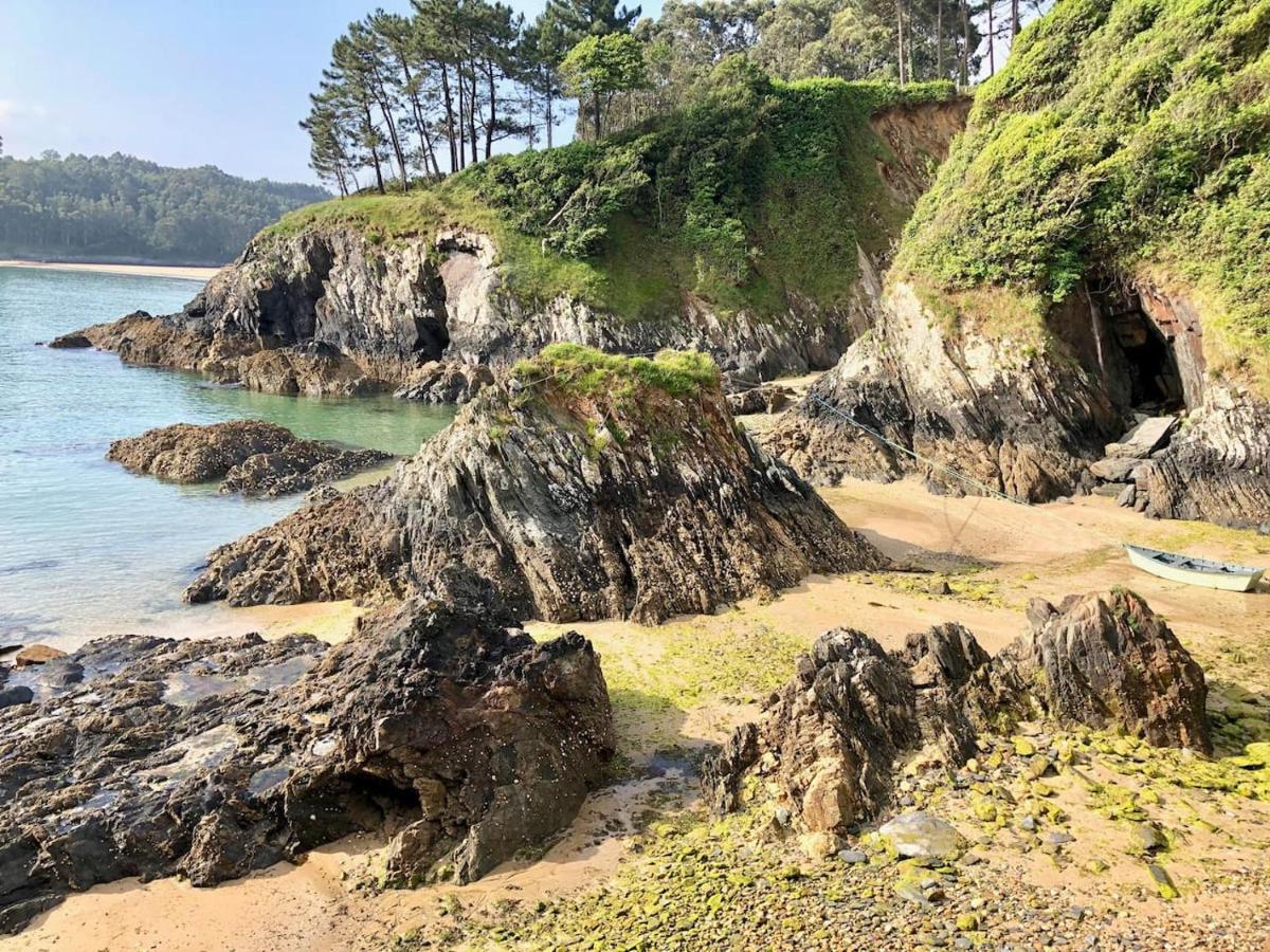 Вілла The Cliffs - Cala Porto Do Val О-Віседо Екстер'єр фото
